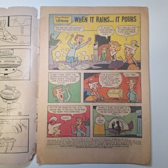 Jetsons Comic Book 10041-403 March 1964 Hanna Barbera Future Robot Rosey George - Picture 7 of 14